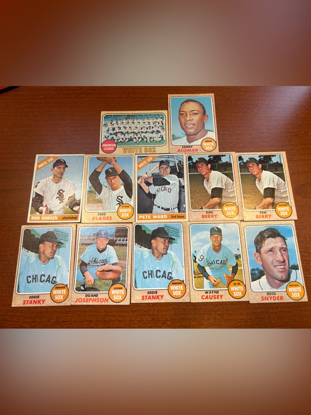 Topps 1960’s Chicago White Sox Major League Baseball Cards (12 Cards)